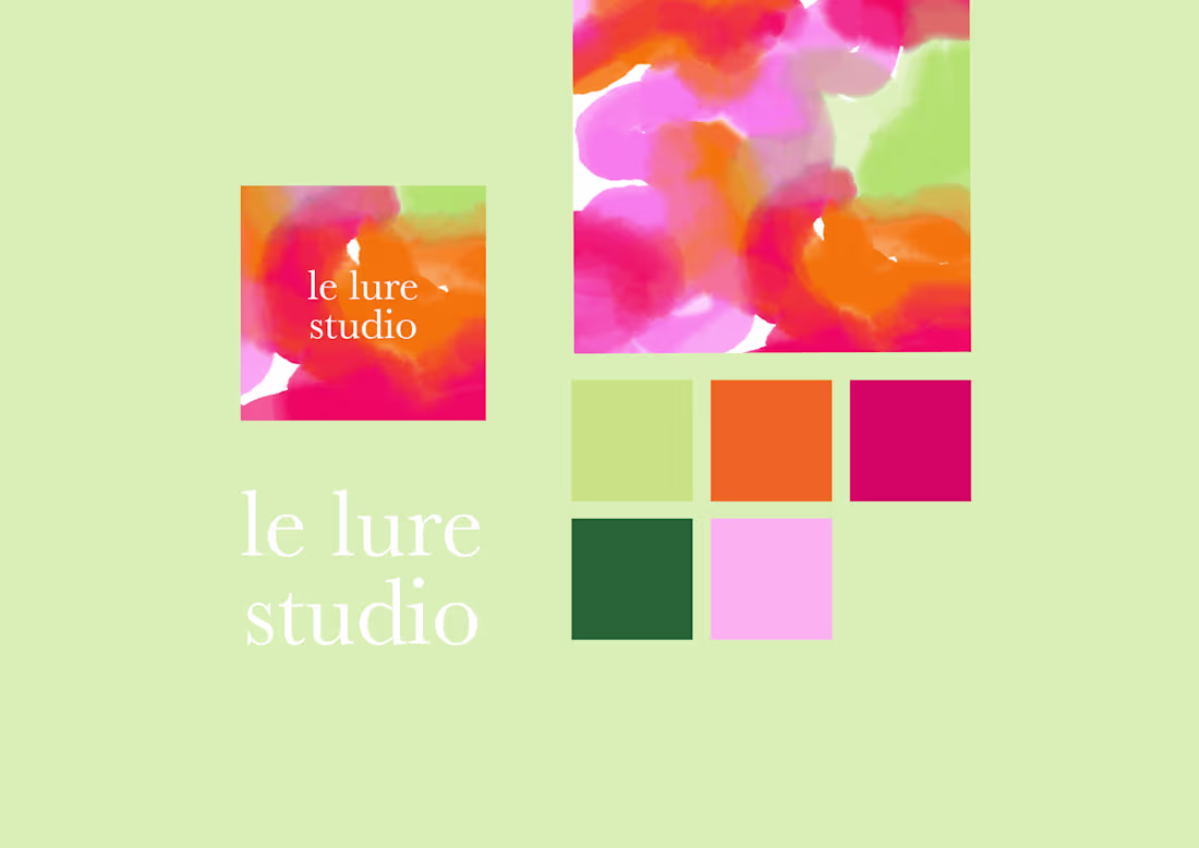 Cover image for Branding for Le Lure Studio, a playful jewellery brand 🌈 🐚