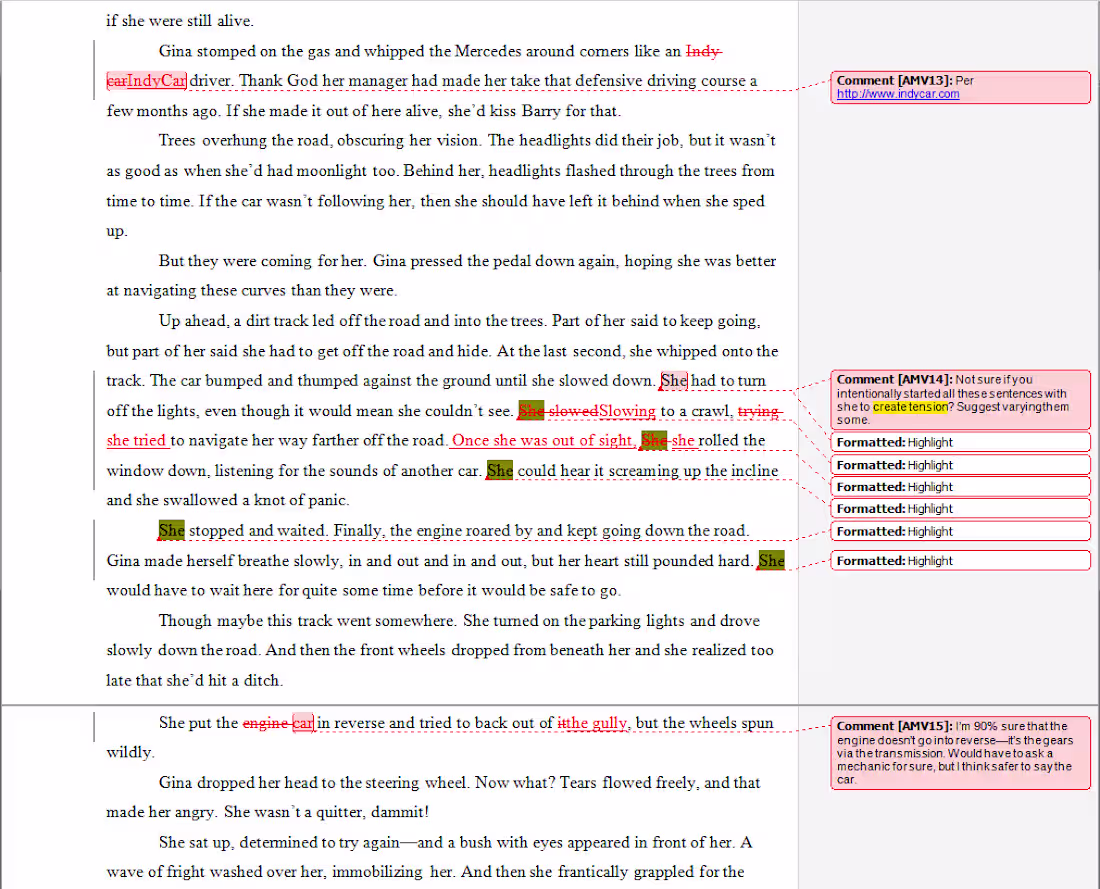 Cover image for line editing mock-up