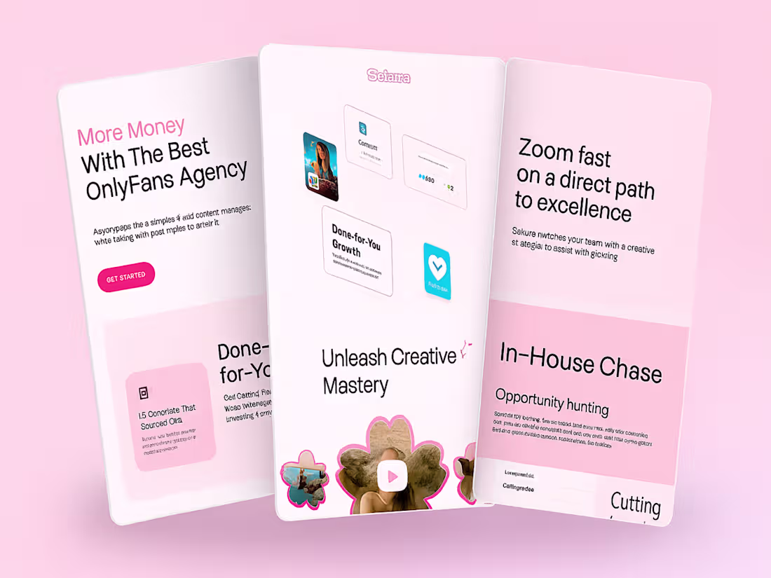 Cover image for Webflow Landing Page Design