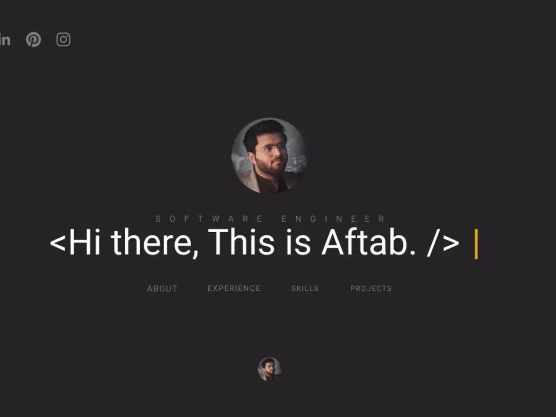 Cover image for Aftab’s Portfolio