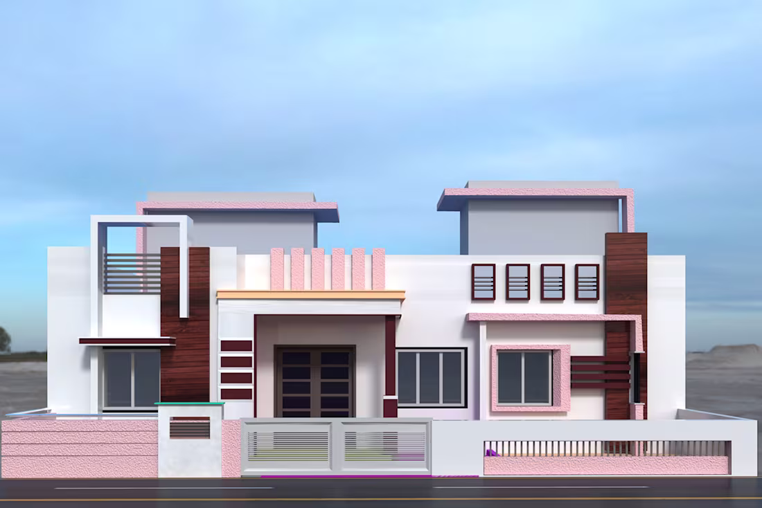 Cover image for Modern house front elevation 