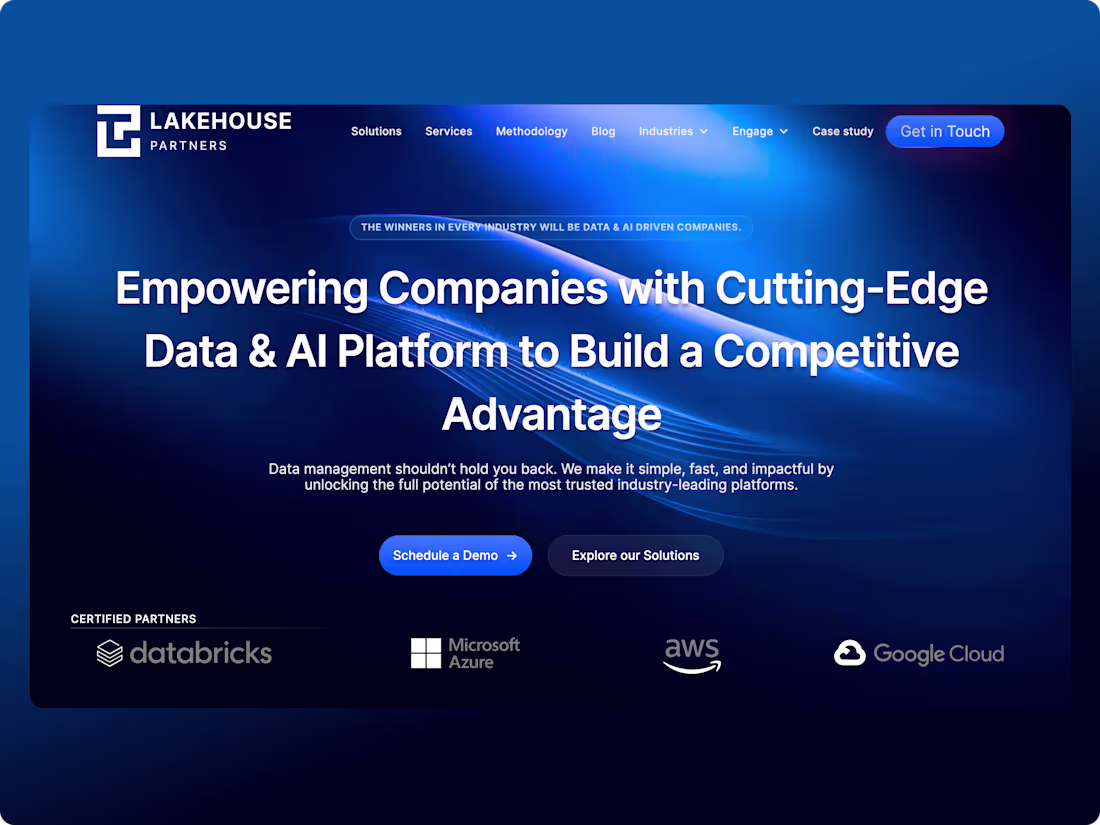 Cover image for Data & AI Solutions Website
Built