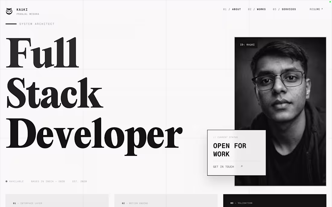 Cover image for Just finished my Portfolio, I'm still polishing it. I have o...