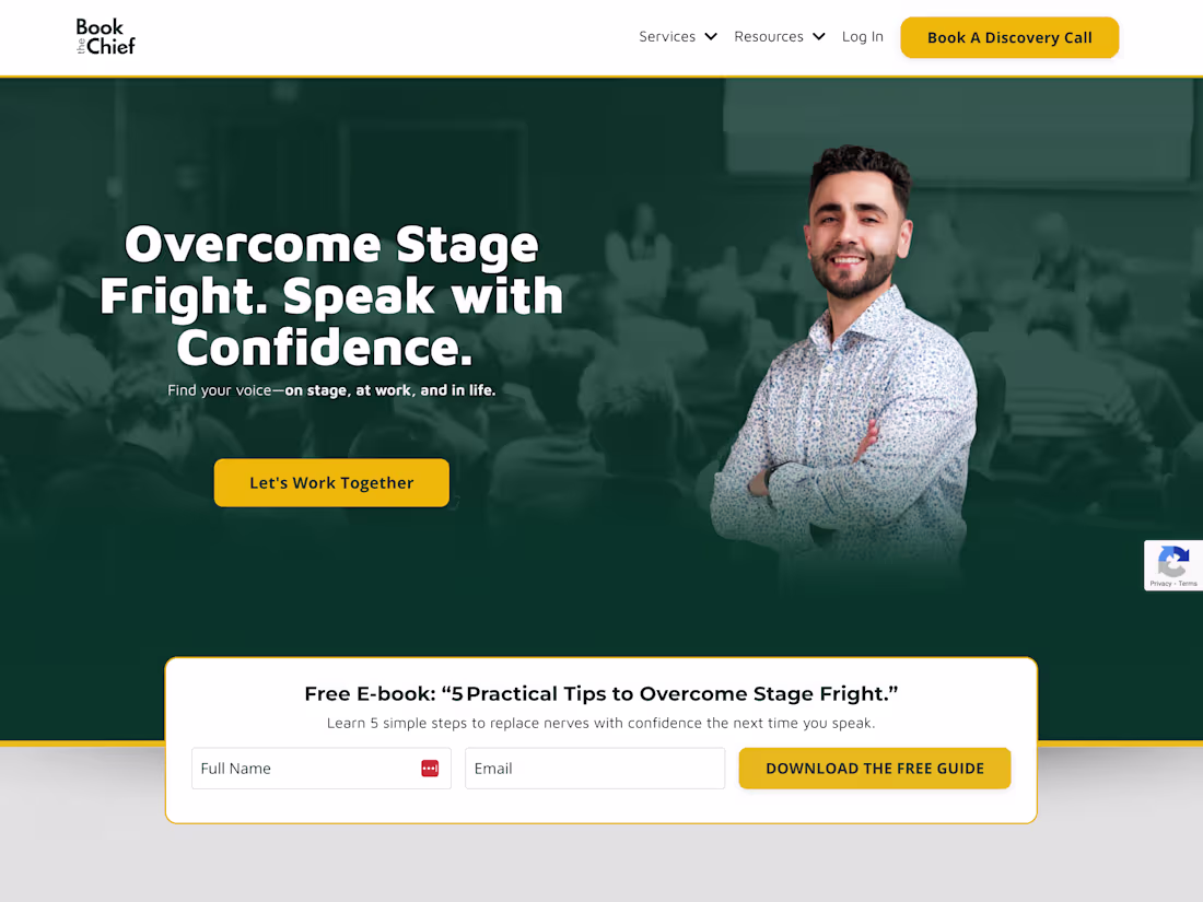 Cover image for Book The Chief – Website Optimization & Funnel Setup