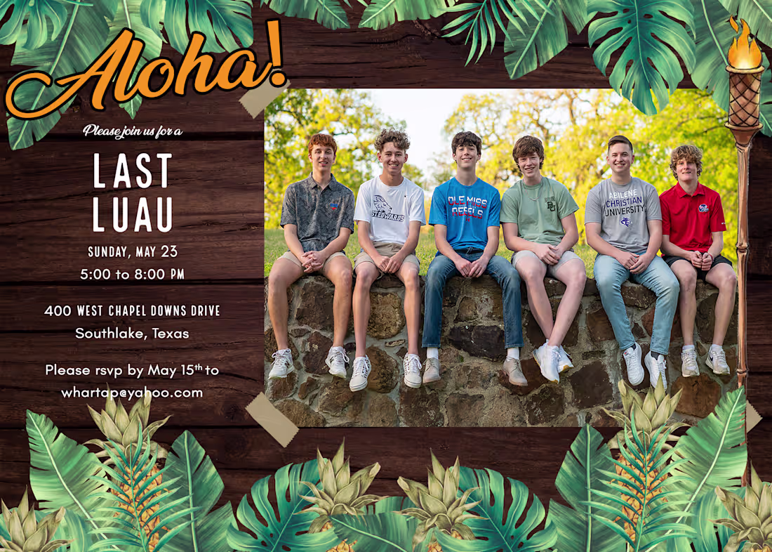 Cover image for invitation design