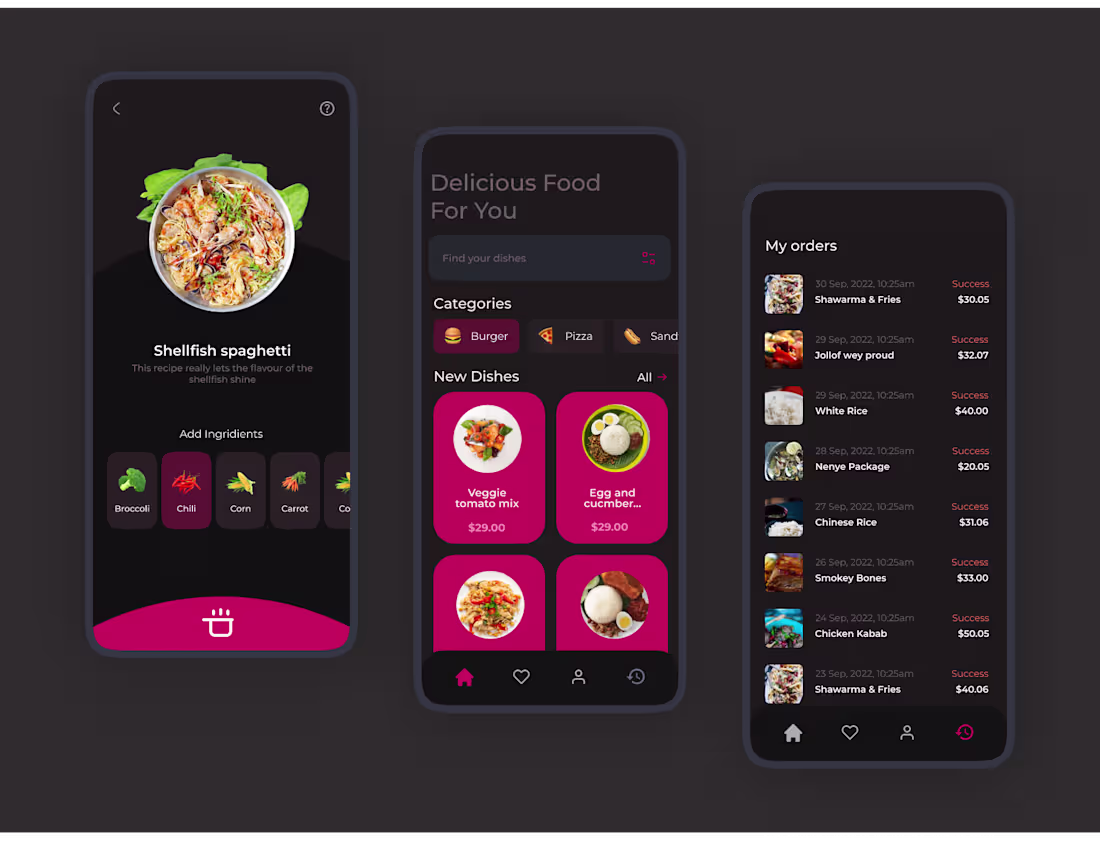Cover image for Food and kitchen-focused mobile app