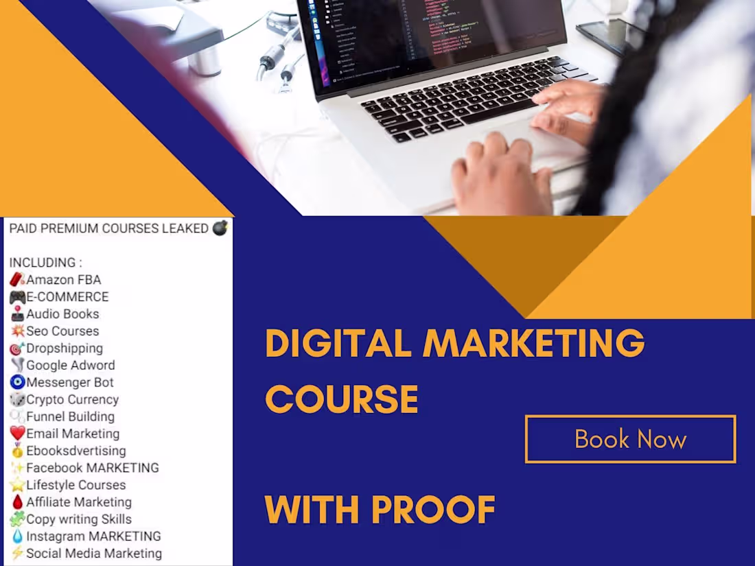 Cover image for Digital Marketing Course 