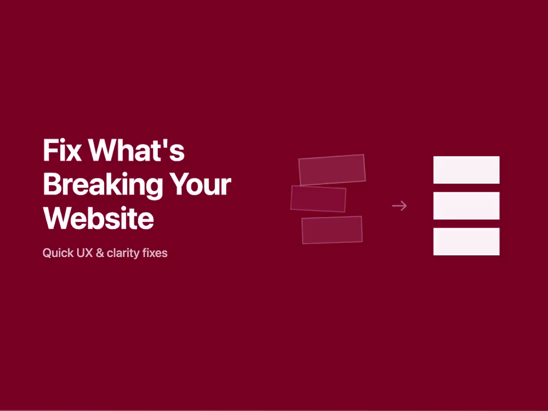 Cover image for Quick Website Cleanup Sprint