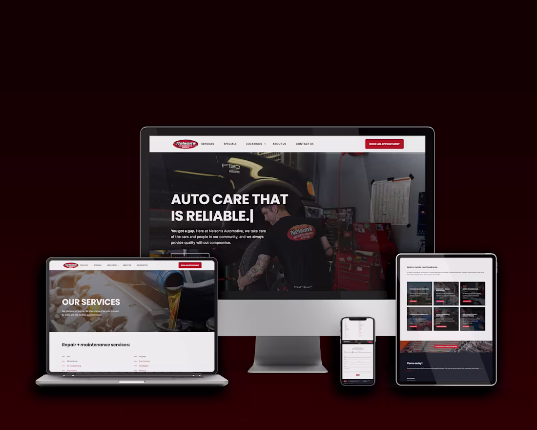 Cover image for Elementor WordPress Auto repair Website