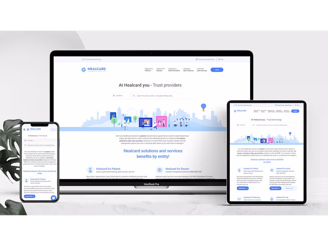 Cover image for Healcard Informative Site
