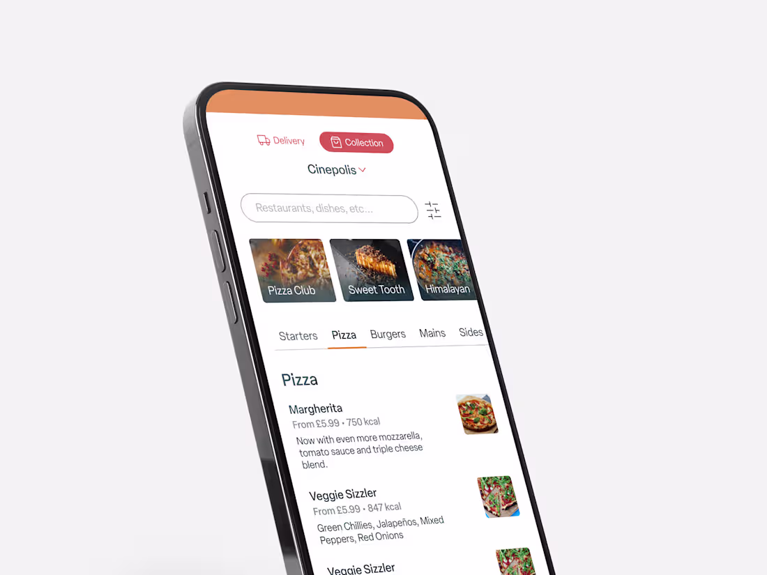 Cover image for Delivery My Food - Cinema Food Delivery App