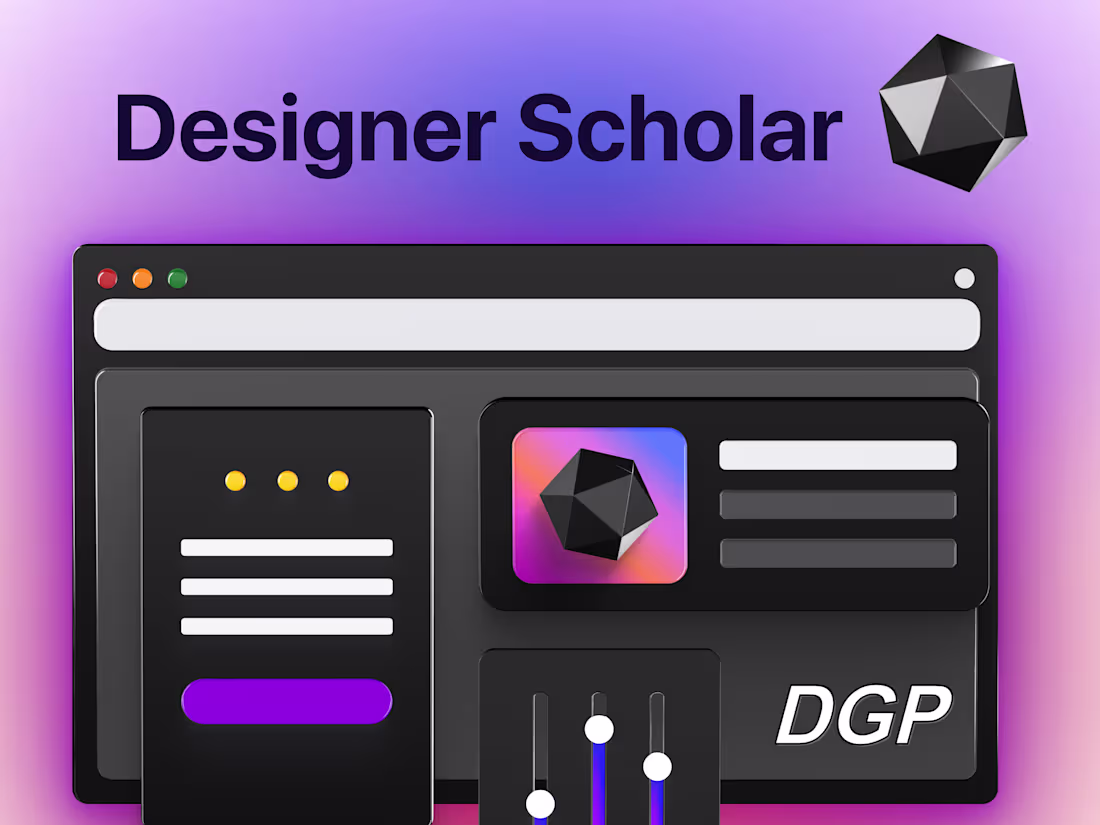 Cover image for Designer Scholar