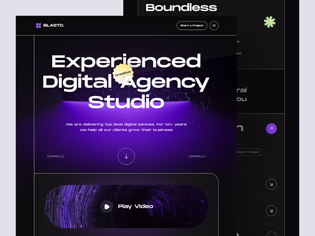 Cover image for Digital Agency Landing Page