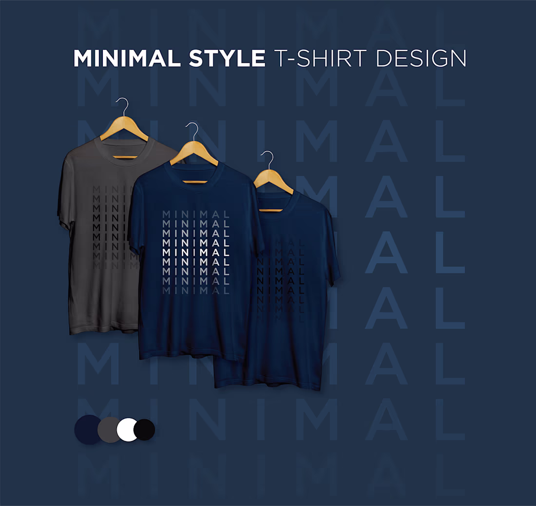 Cover image for Minimal and unique t-shirt design on Behance