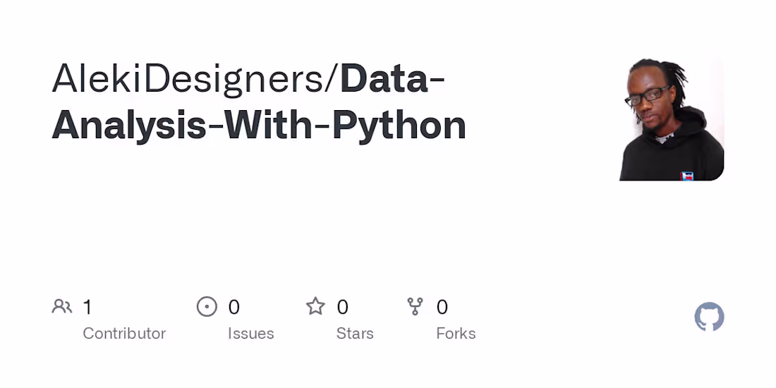 Cover image for Data-Analysis-With-Python