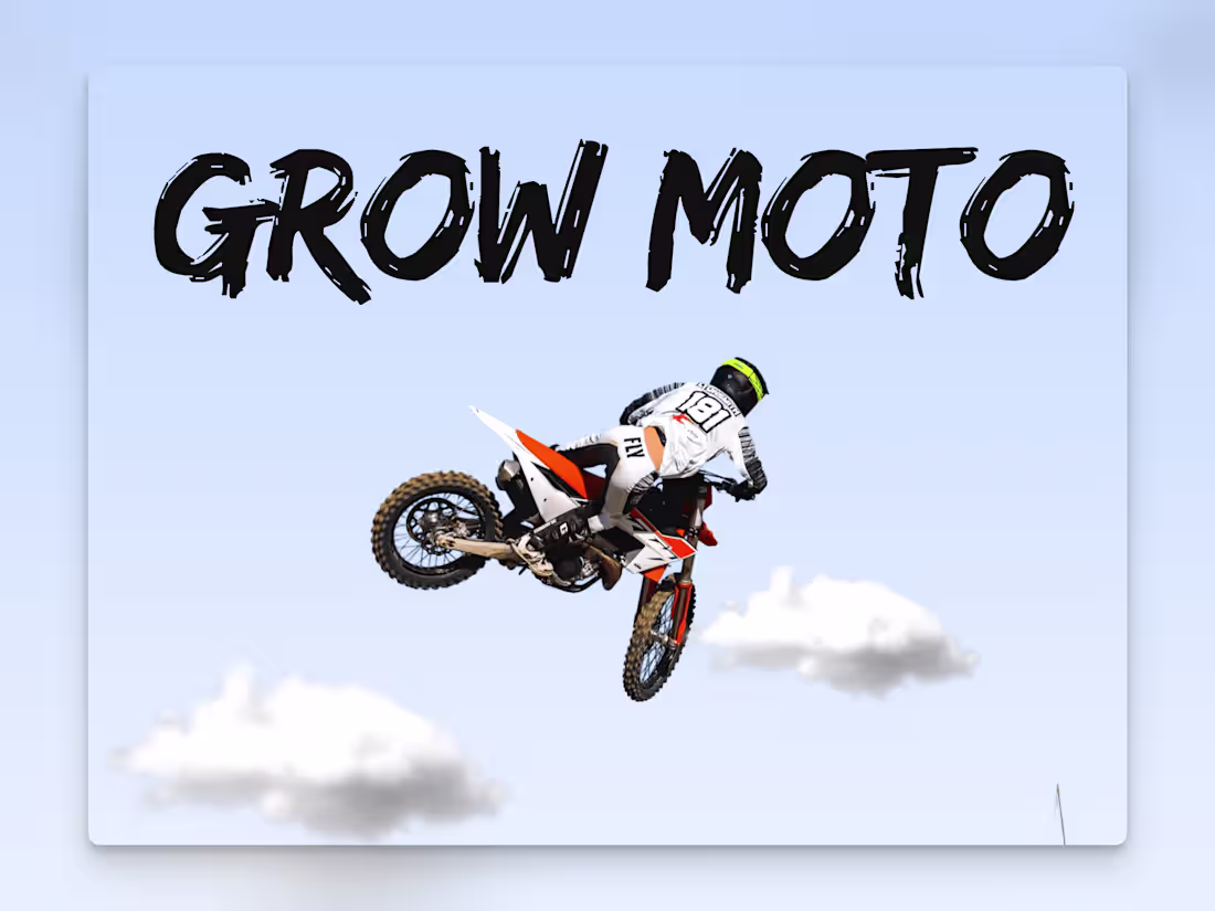 Cover image for "Motocross Academy" - Framer Landing Page
