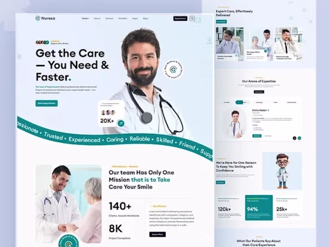 Cover image for I design modern medical and