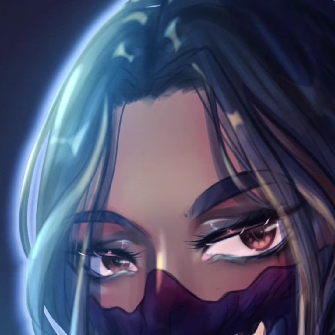 Cover image for Blueberry Tiger Mask Sketch Commission