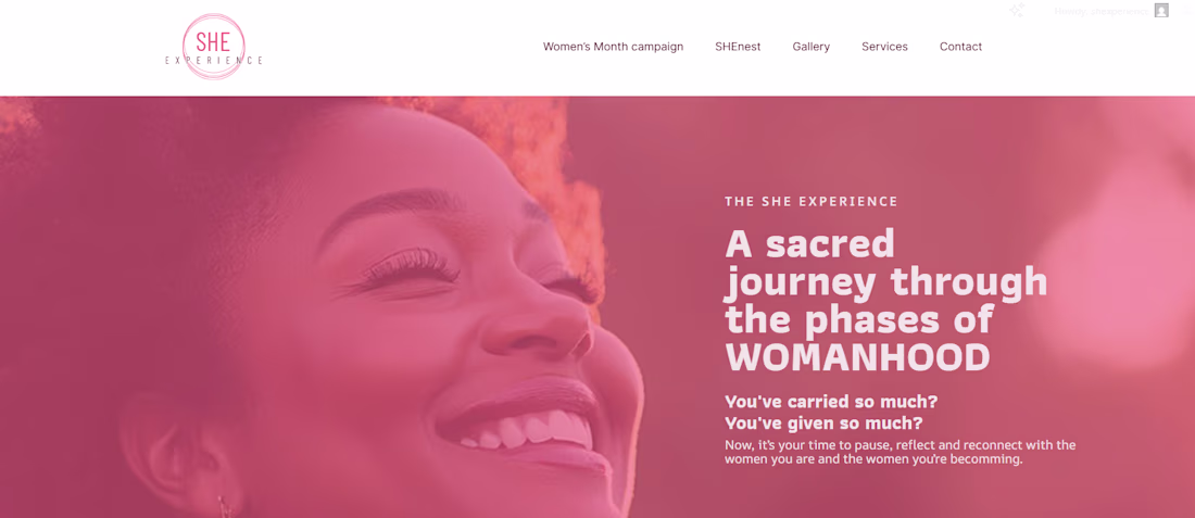 Cover image for SHE Experience is a dedicated