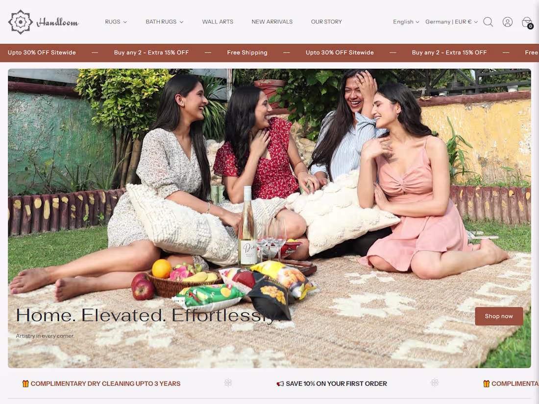 Cover image for 100% Organic Cotton Premium Throws - Almond