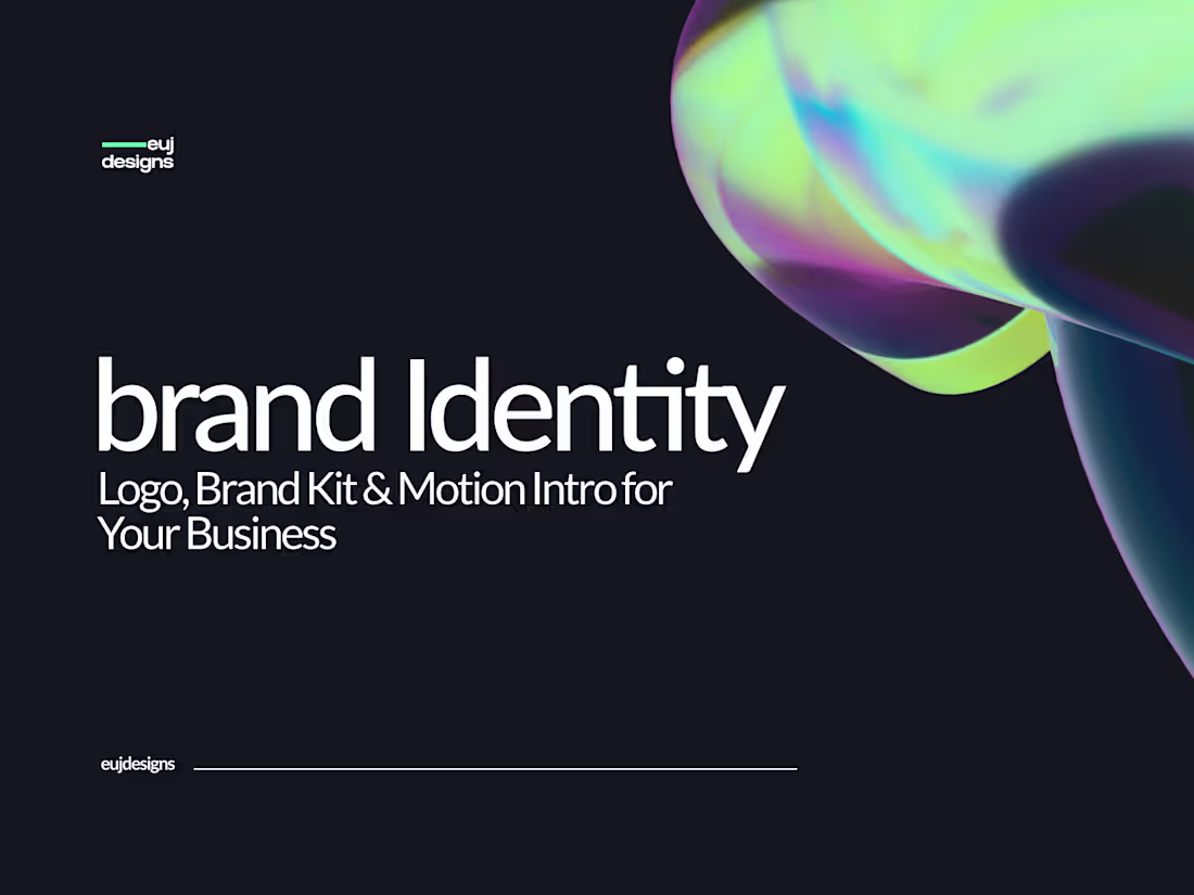 Cover image for Logo, Bold Brand Identity & Motion Intro for Your Business