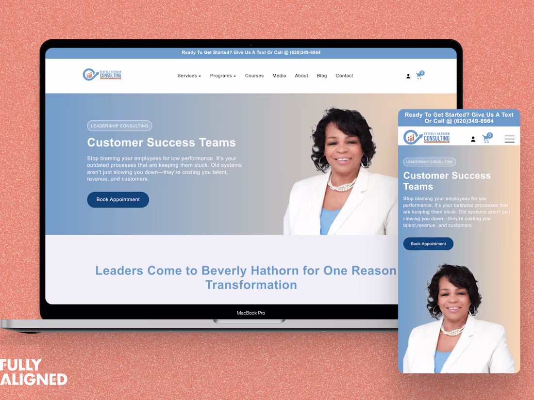 Cover image for Executive Leadership Consulting Website