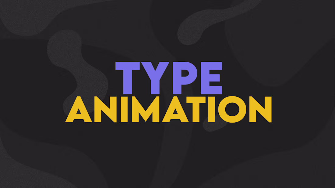 Cover image for Typography Animation
