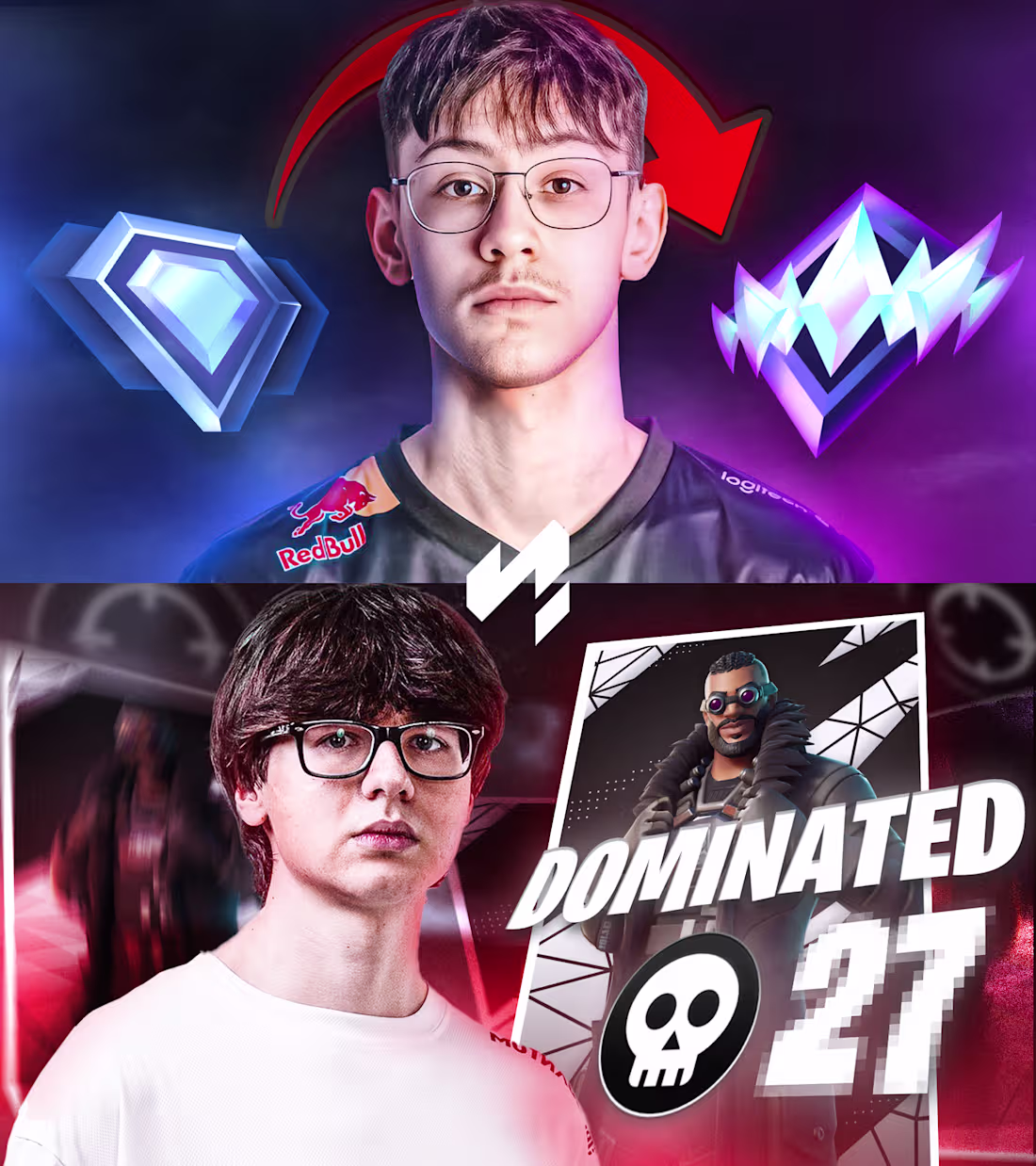 Cover image for Thumbnails I made for Fortnite Content Creators a long time ...