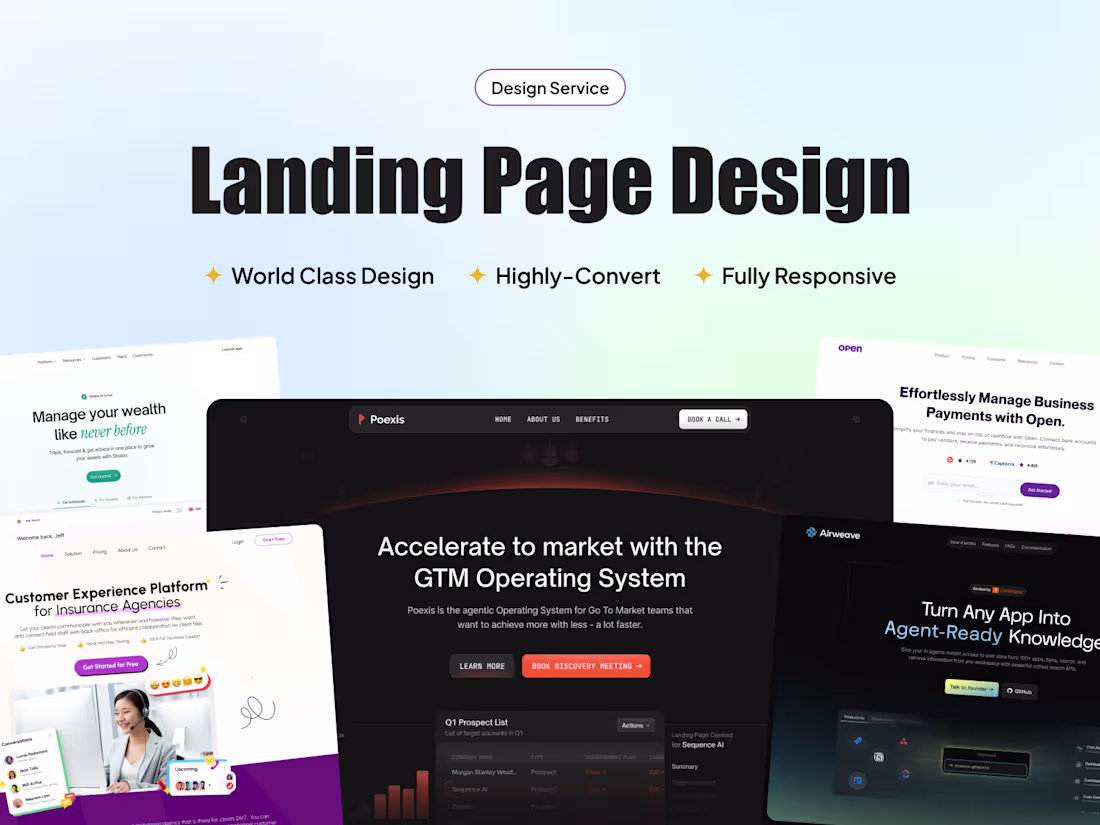 Cover image for Landing Page Design