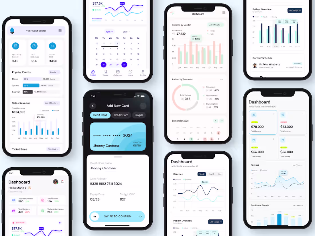 Cover image for Banking app Analytics screens