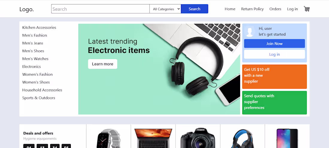 Cover image for Ecommerce Website