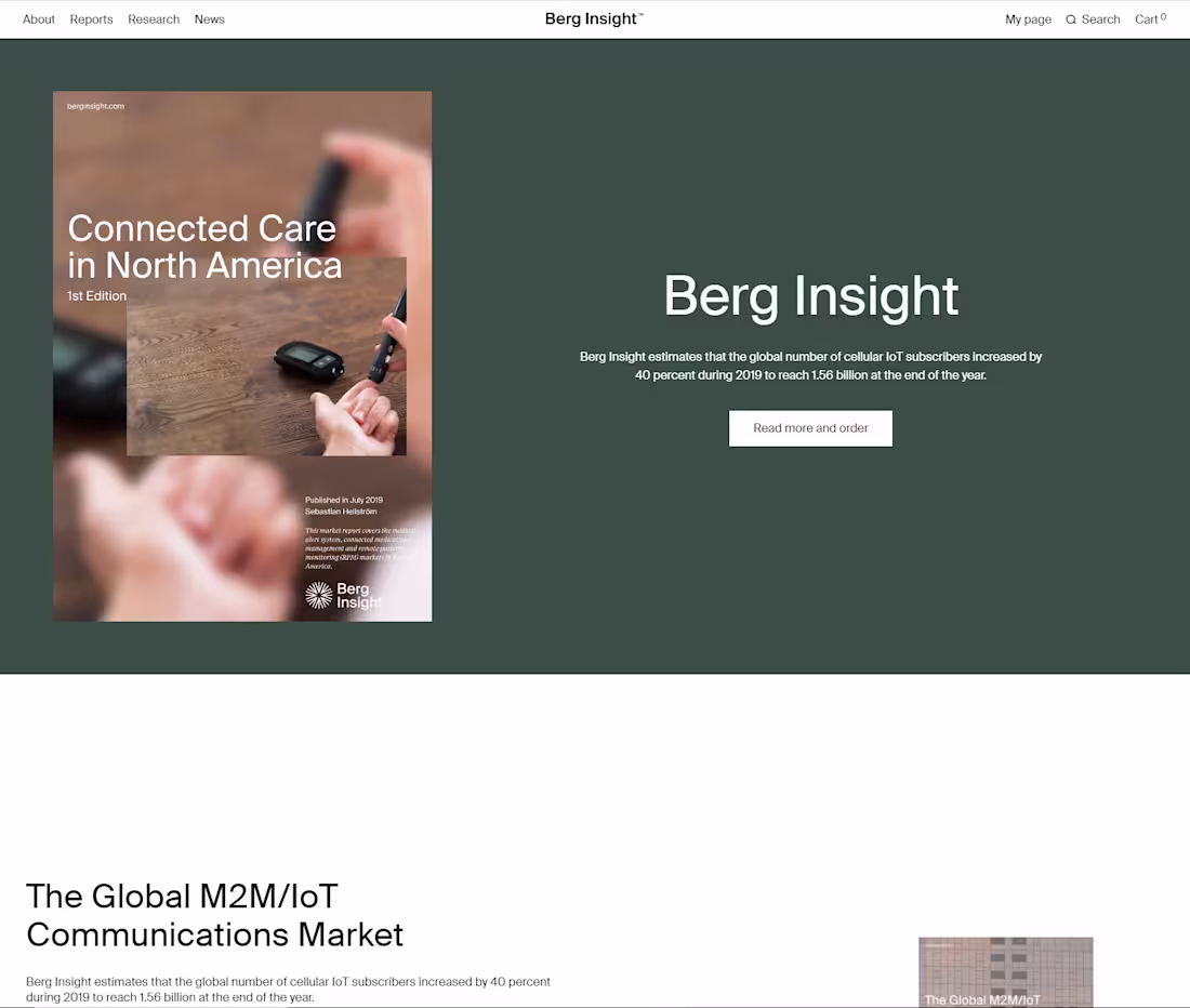 Cover image for Berg Insight
