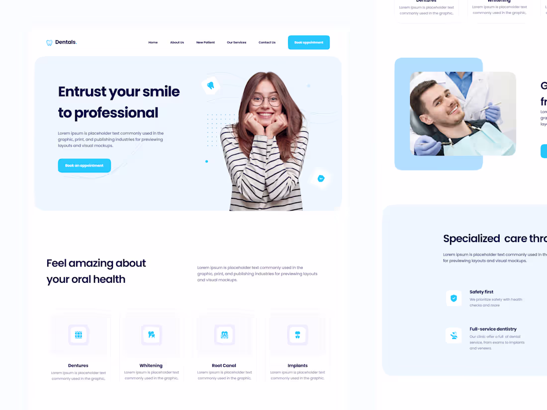 Cover image for Dentist Website Design Project
