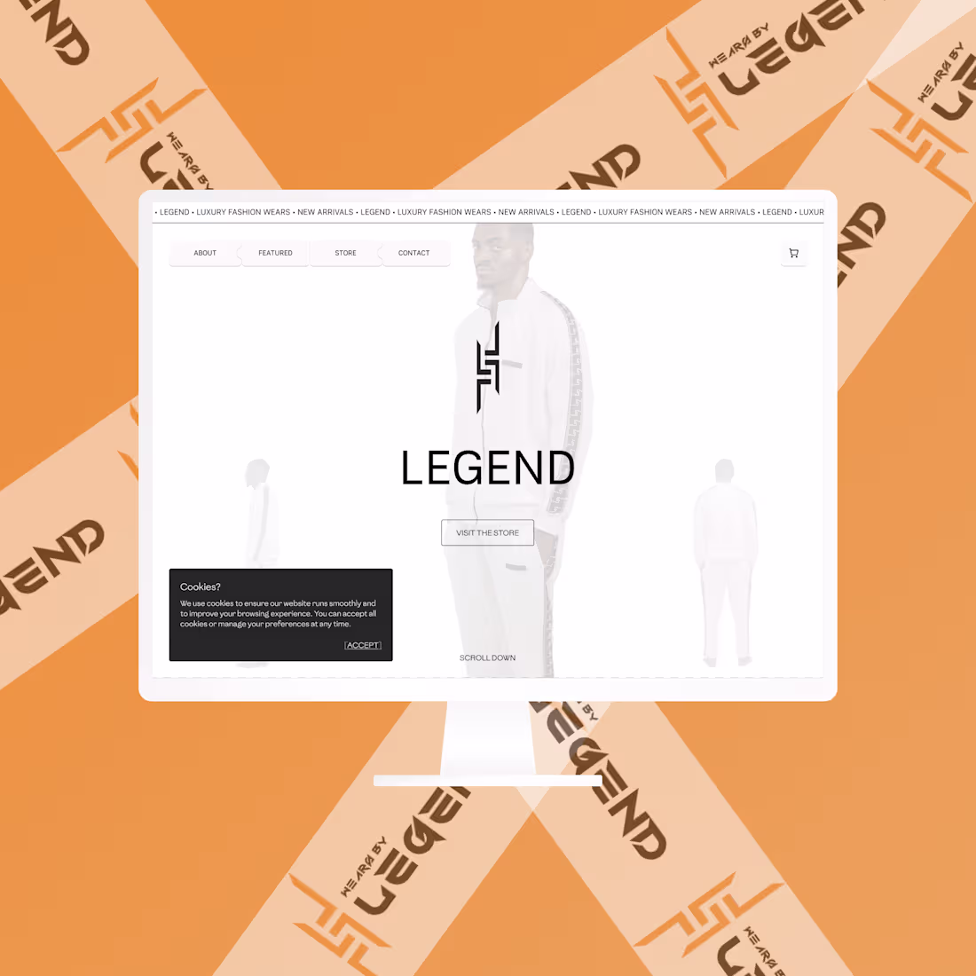 Cover image for WEARSBYLEGEND - Fashion Brand E-commerce website