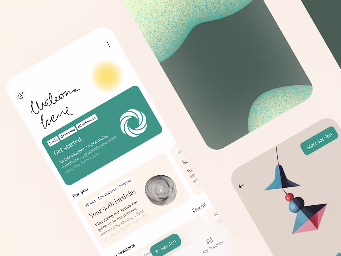 Cover image for Guided self-reflection & community-driven mental health support