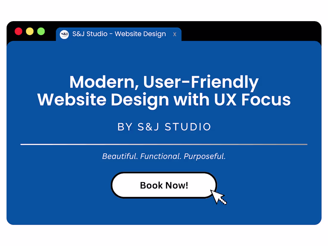 Cover image for Modern, User-Friendly Website Design with UX Focus