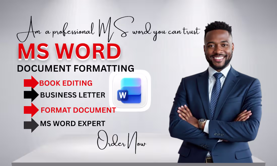 Cover image for Hire Expert Document Editing Services for MS Word & More