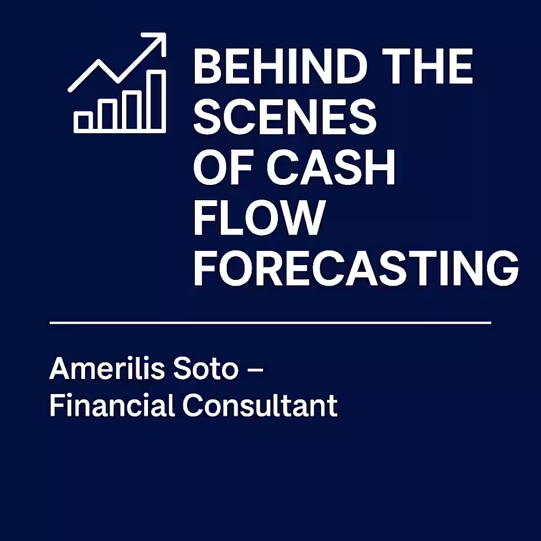 Cover image for Behind the scenes of cash flow forecasting Today I’m working...