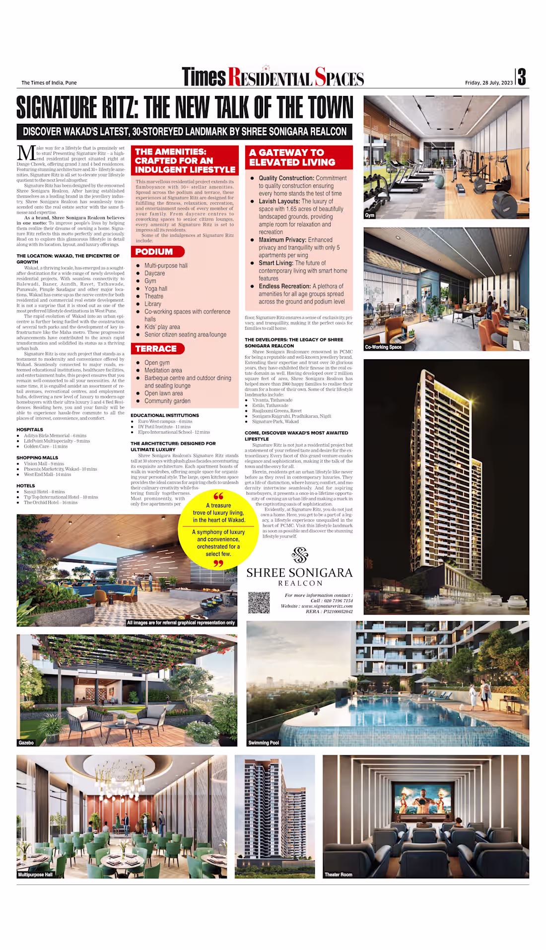 Cover image for Newspaper Advertorial - Times of India