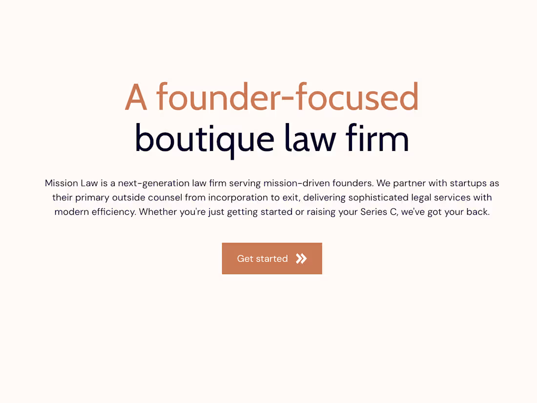 Cover image for Mission Law Website Development