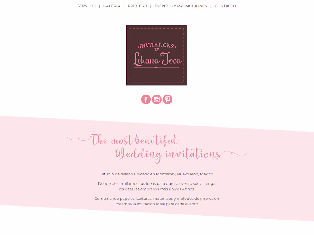 Cover image for Responsive Website Dev for Liliana Toca Wedding Invitations