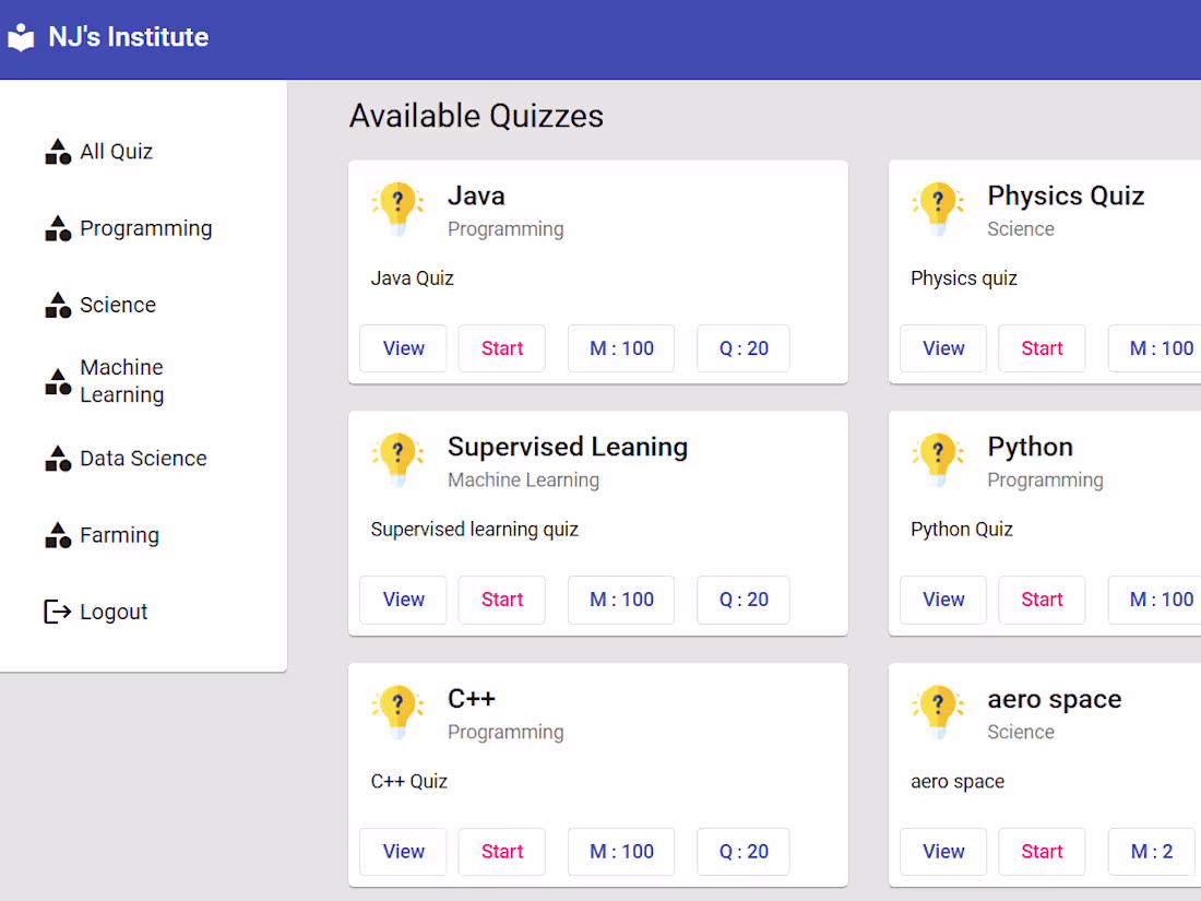 Cover image for Exam Portal