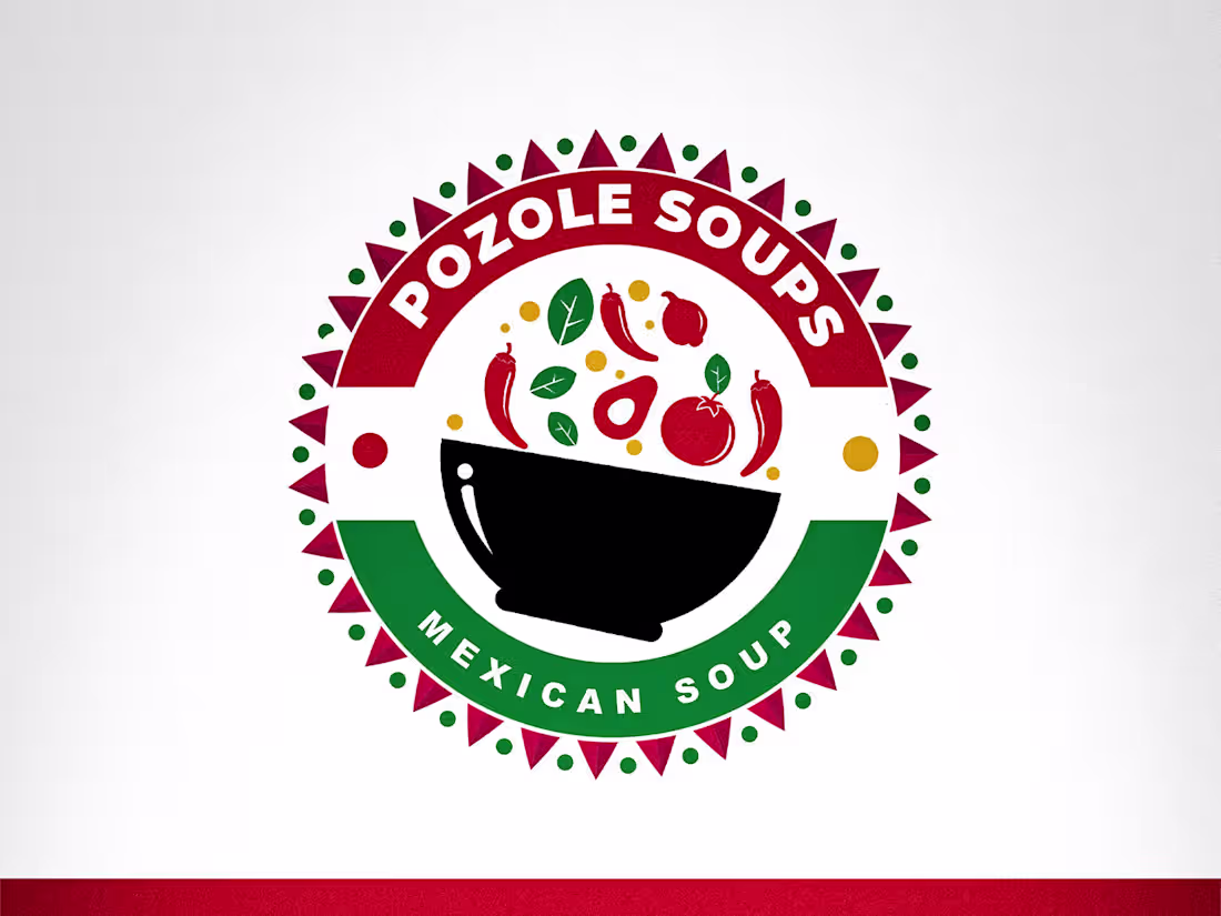 Cover image for 
Mexican Soup logo design | Pozole Soups