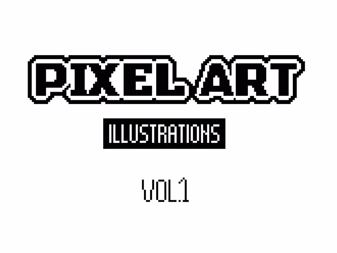 Cover image for Pixel Art Illustrations vol.1
