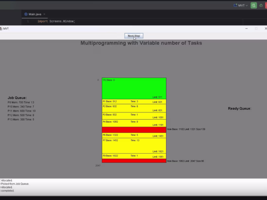 Cover image for MVT - Memory Management Simulation