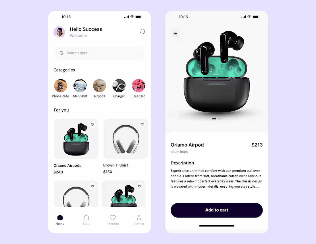 Cover image for E commerce Mobile app