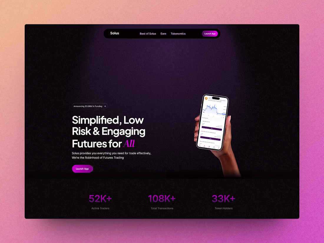 Cover image for Solus Finance - Web3 Future Trading Platform