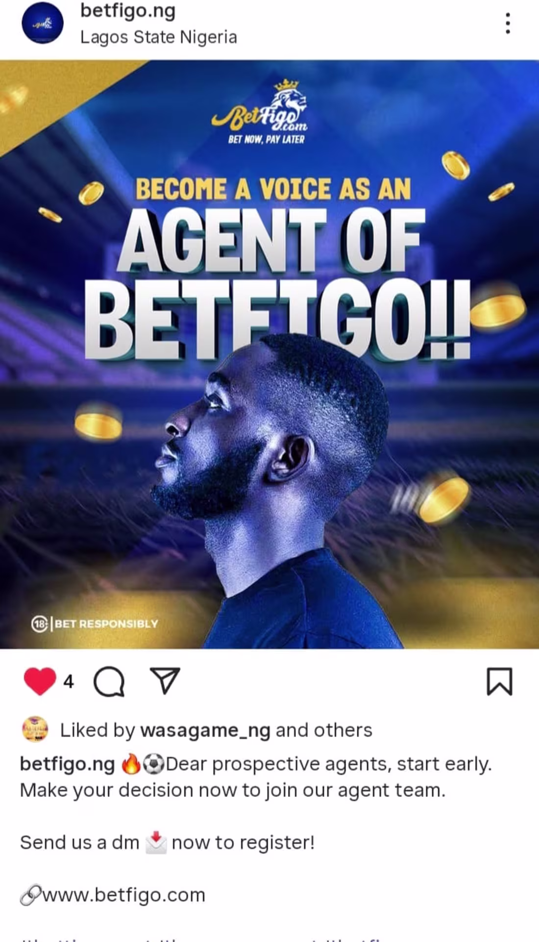 Cover image for BETFIGO AGENTS