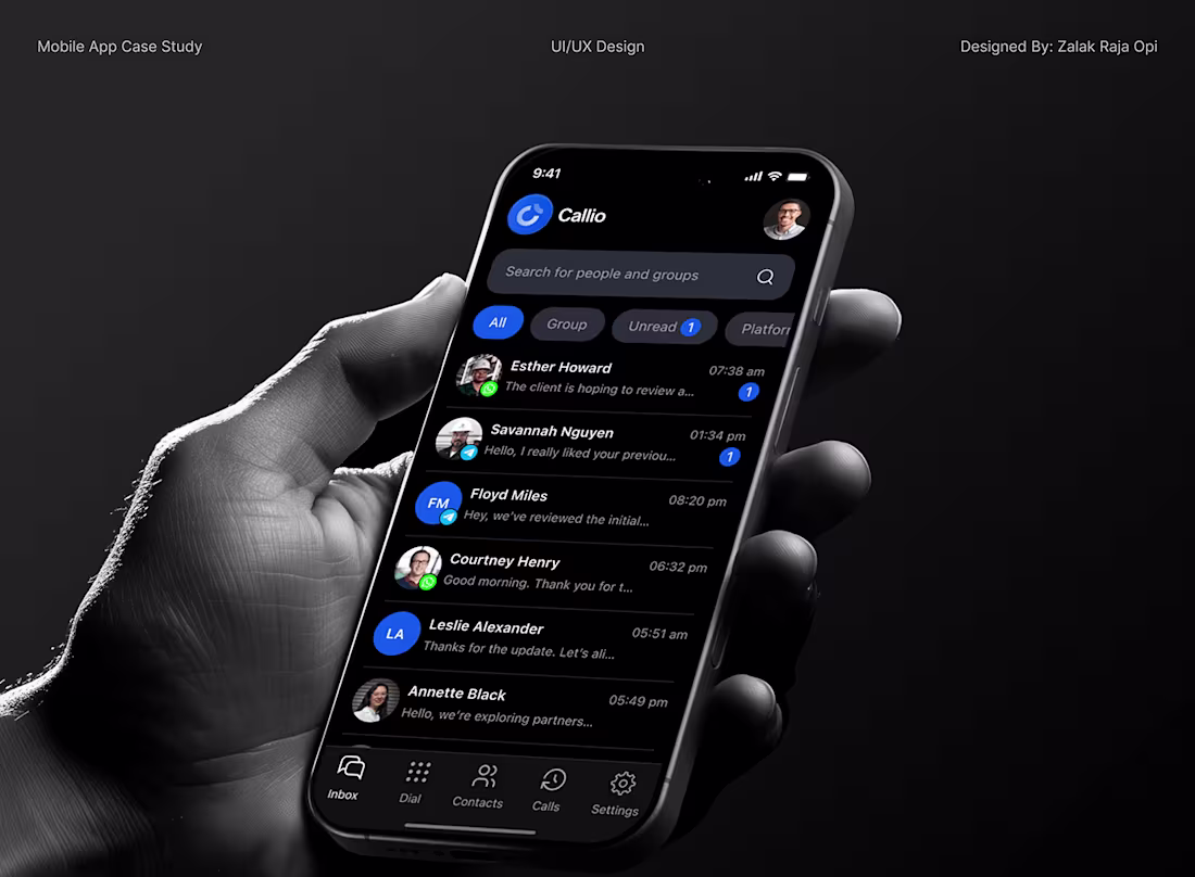 Cover image for Callio — AI Communication App | UX/UI Case Study