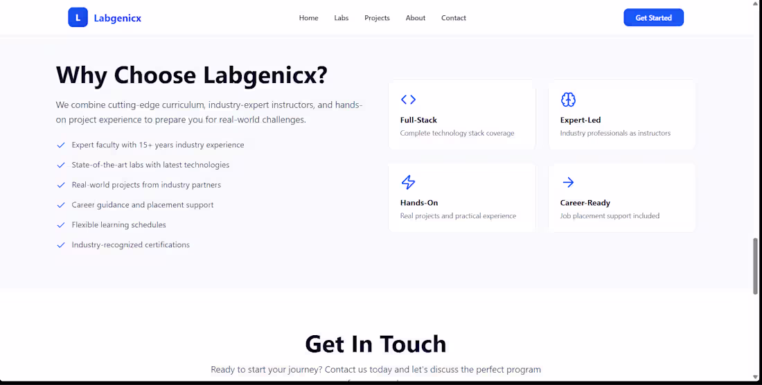 Cover image for Designed and developed a professional corporate website for ...